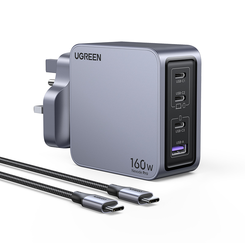 UGREEN Nexode Pro 160W 4-Port GaN Fast Charger Set UK25878