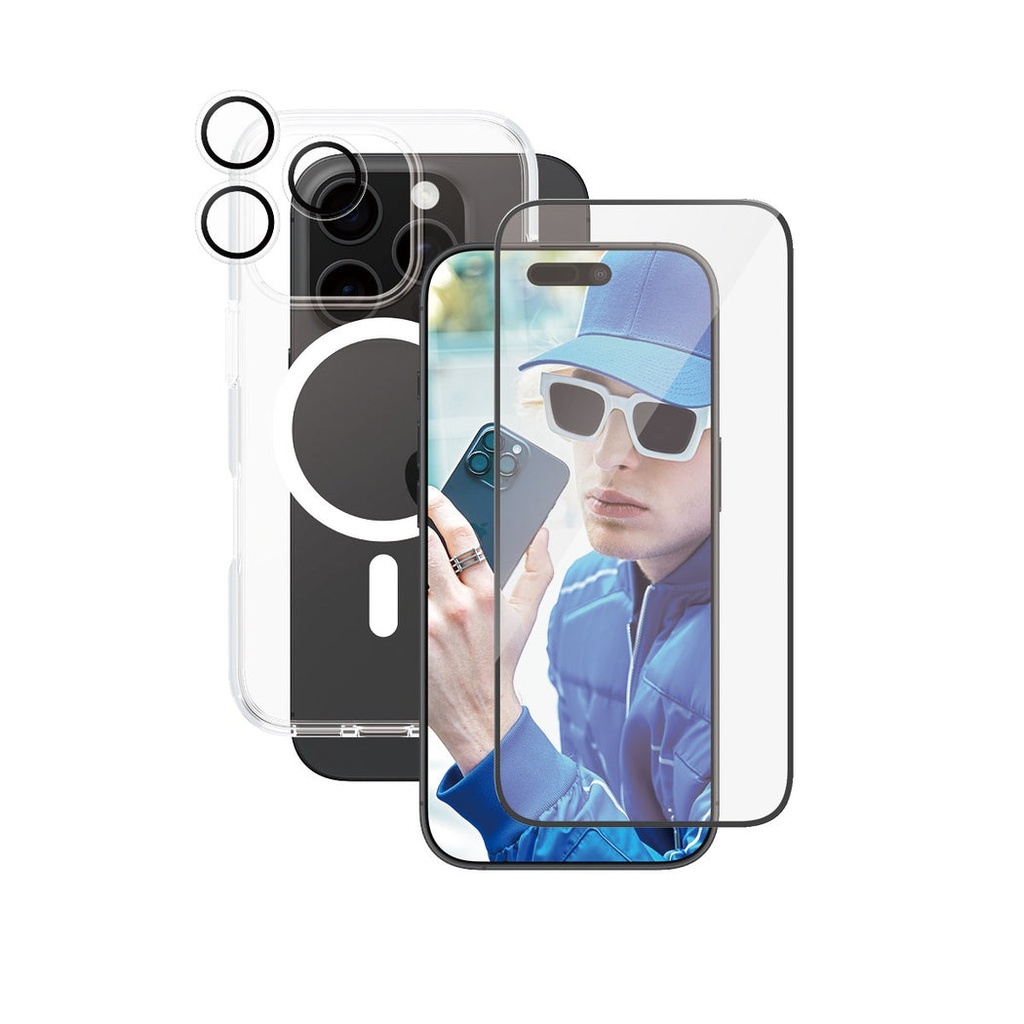 CARE by PanzerGlass® Fashion 3-in-1 Bundle iPhone '24 6.3" Pro