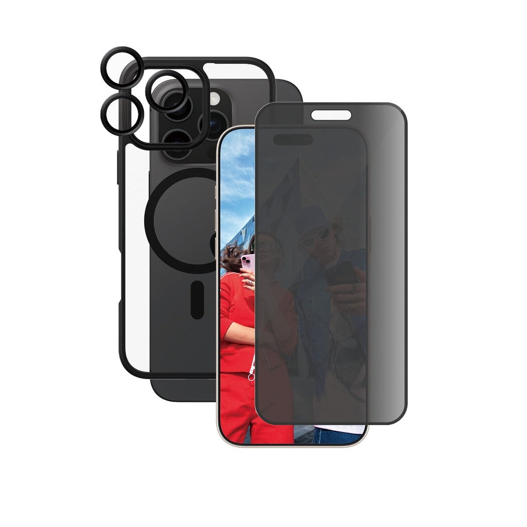 CARE by PanzerGlass® Flagship 3-in-1 Privacy Bundle iPhone '24 6.9" Pro