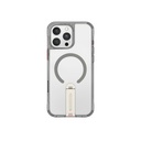SkinArma Helix MagSafe Case With 360 Rotating Stand for iPhone 16 Pro - Titanium