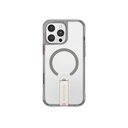SkinArma Helix MagSafe Case With 360 Rotating Stand for iPhone 16 Pro Max - Titanium
