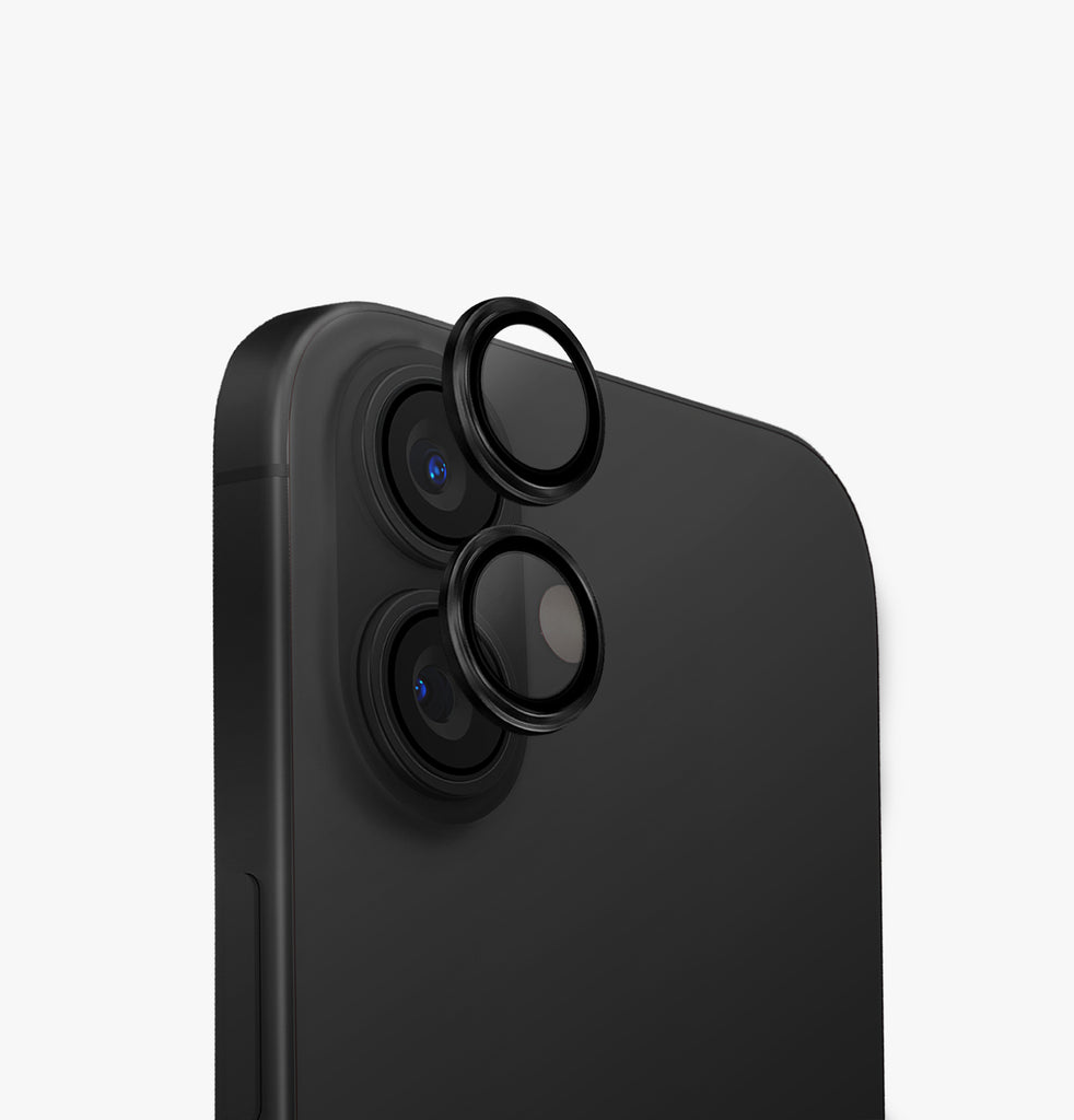 Uniq Optix Camera Lens Protector for iPhone 16 & 16 Plus – Midnight Black