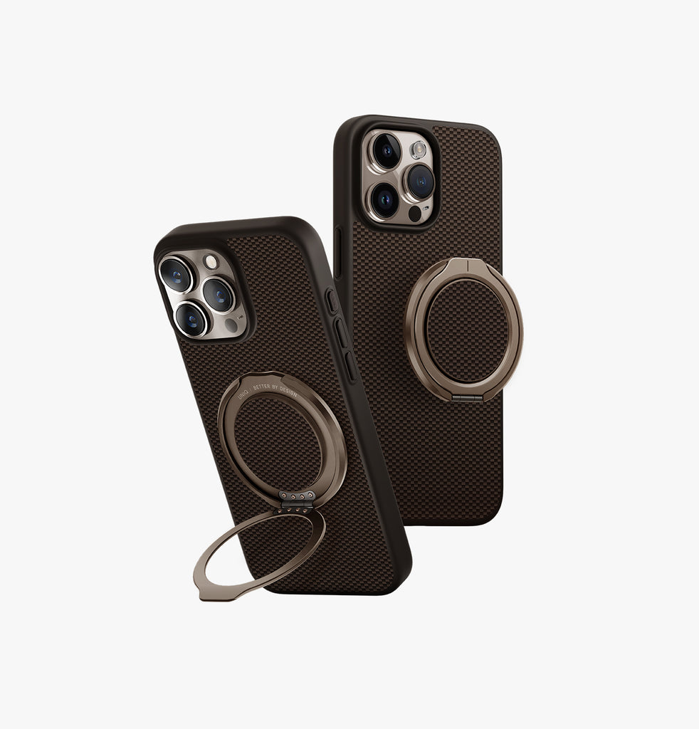 Uniq Keva Air MagSafe case with GripFit Premium for iPhone 16 Pro – Umber Brown