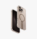 Uniq Hybrid Eleva Magsafe Case With Vertical Stand For Iphone 16 Pro - Taupe Gold