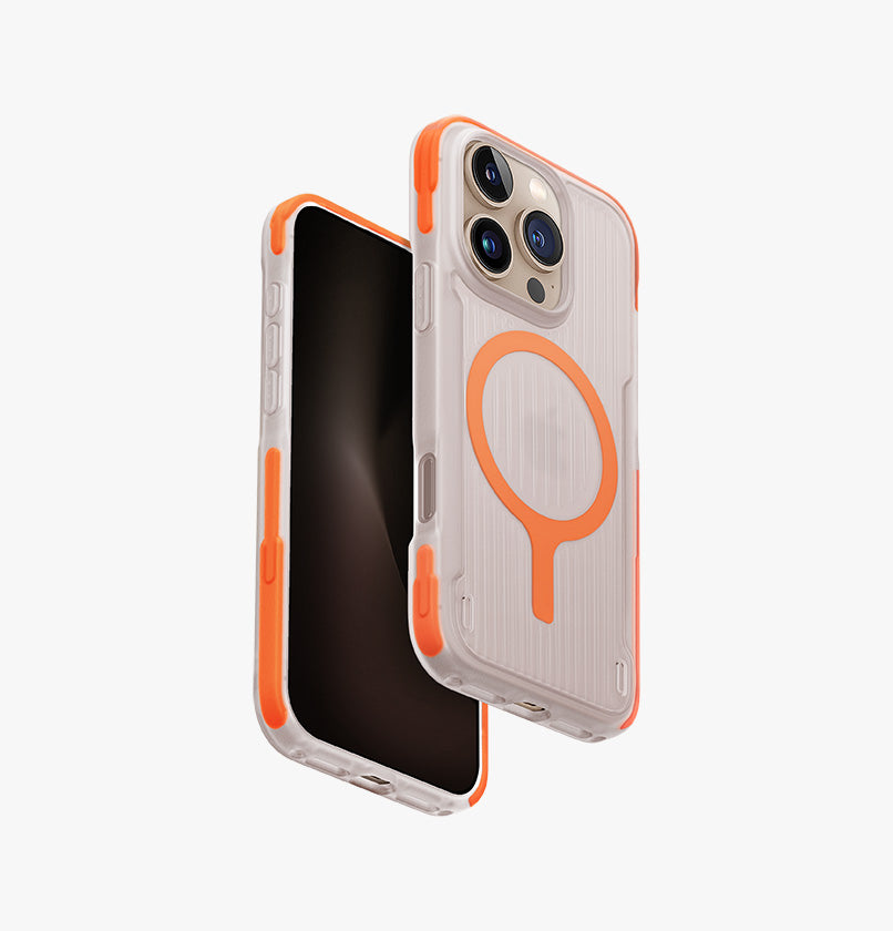 Uniq Combat Active MagSafe case for iPhone 16 Pro Max – Volt Orange