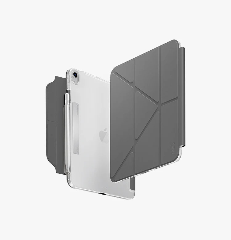 UNIQ CAMDEN CLICK IPAD 11TH GEN/10TH GEN - RHINO GREY (RHINO GREY)