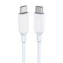 anker powerLine iii usb-c to usb-c white 0.9m