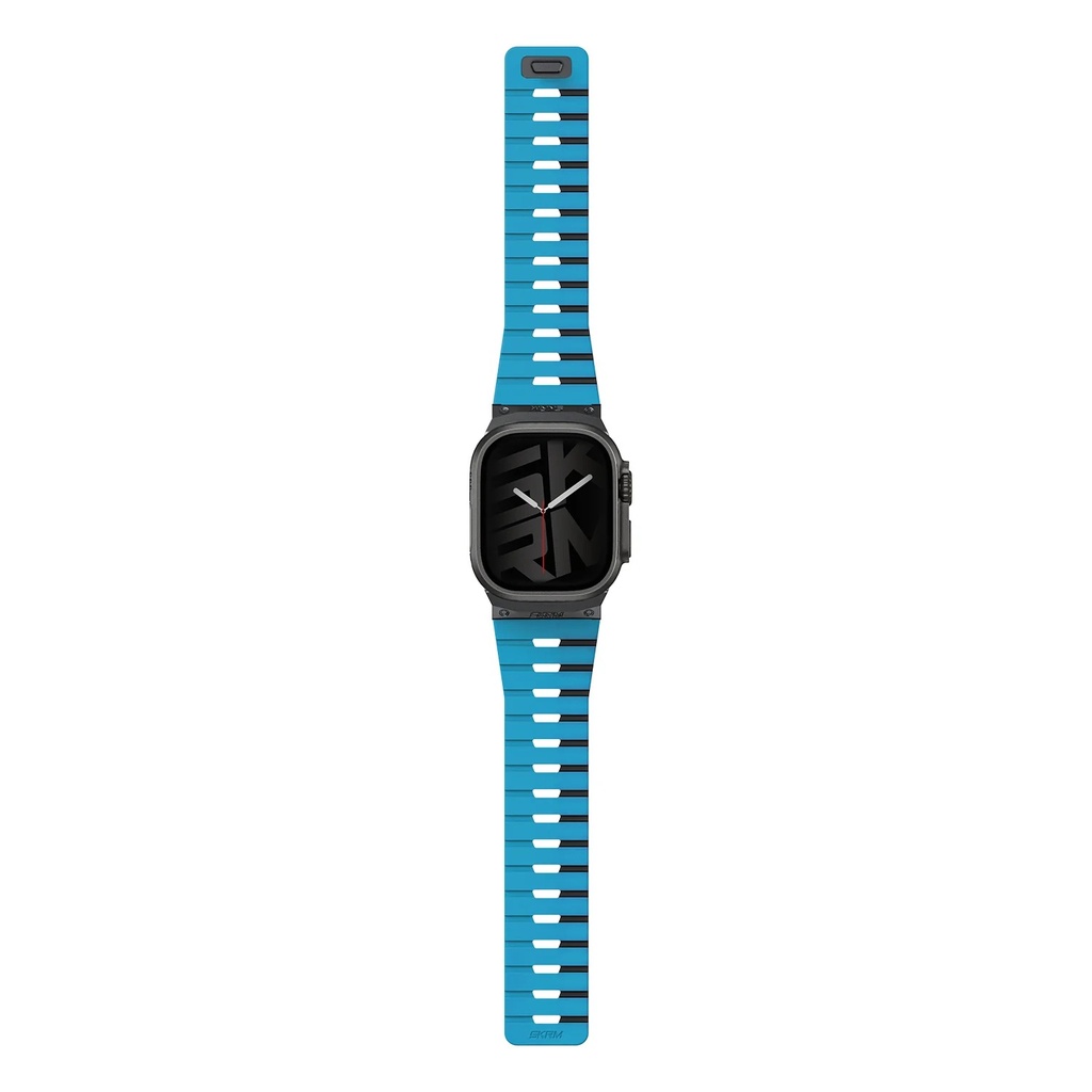 SkinArma Gemini Magnetic Watch Strap for Apple Watch 49/46/45MM - Blue Black