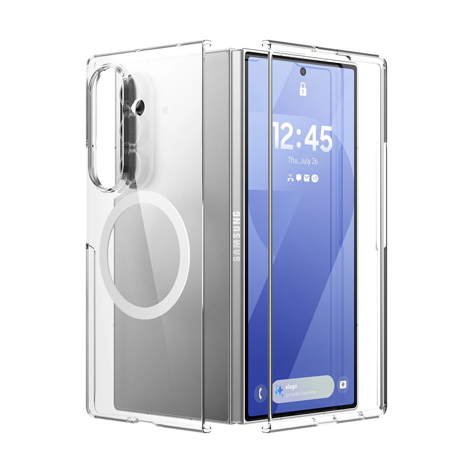 Elago Samsung Galaxy Z Fold 7 Magnetic Clear Case