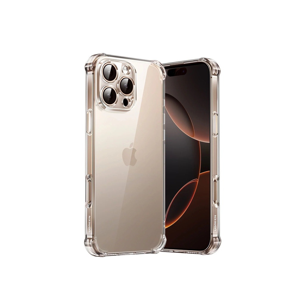 كفر UGREEN Bright Cushion لـ iPhone 16 Pro – شفاف