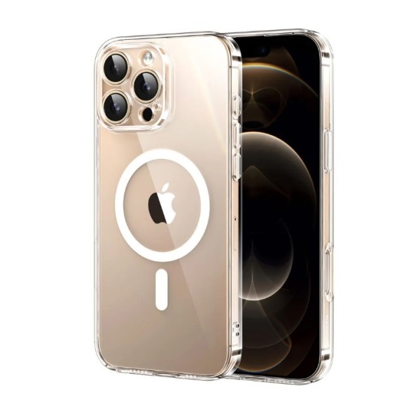 كفر مغناطيسي UGREEN Classy Clear لـ iPhone 16 Pro – شفاف