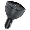 شاحن سيارة ACEFAST B14 165W بثلاث منافذ (2×USB-C + USB-A) – أسود