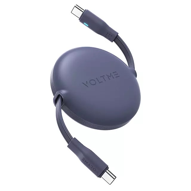 كيبل VOLTME Powerlink YoYo Series USB-C بطول 3.3ft / 1.0M - أزرق