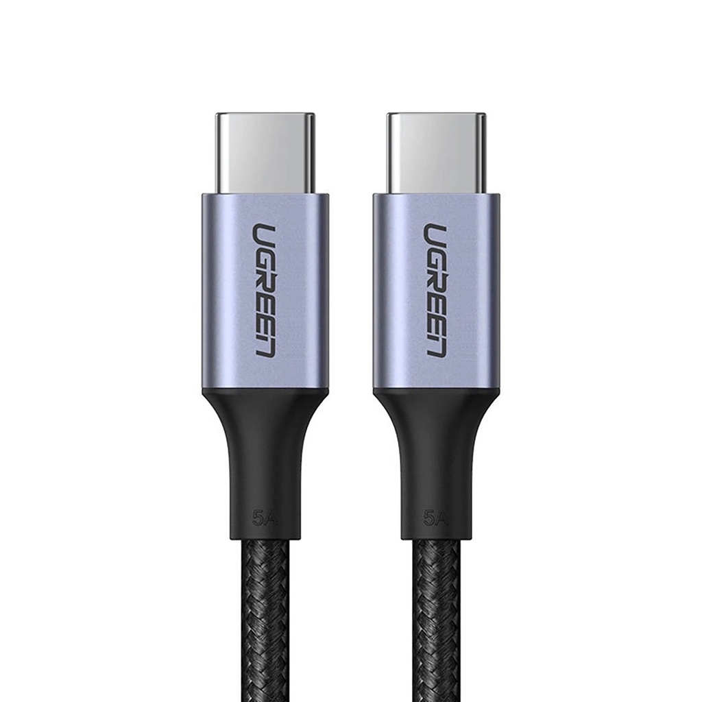 UGREEN USB-C Cable Aluminum Case with Braided 2m (Black)