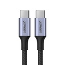 UGREEN USB-C Cable Aluminum Case with Braided 2m (Black)