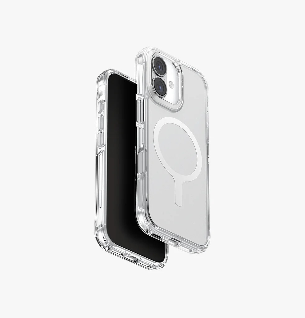 Uniq Hybrid Lifepro Xtreme MagSafe Case for iPhone 17 - Frost Clear / White