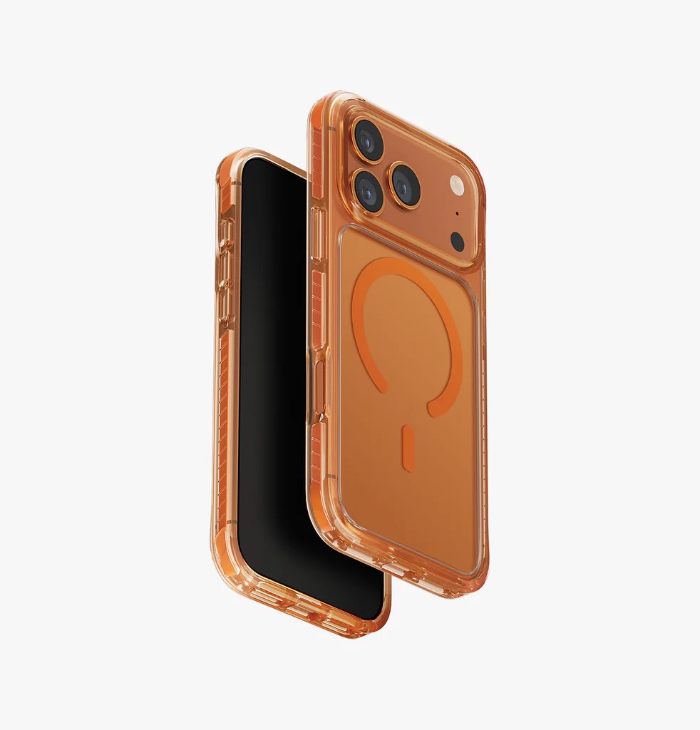 Uniq Hybrid Combat Magsafe Case for iPhone 17 Pro Max - Volt Orange