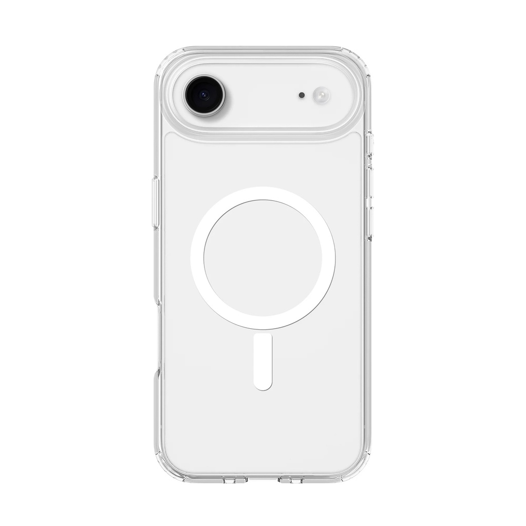 AMAZINGTHING MINIMAL MAGSAFE DROP PROOF CASE FOR IPHONE 17 AIR 6.6 (Color: CLEAR)