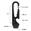 NiteIze DoohicKey® Key Tool - Black
