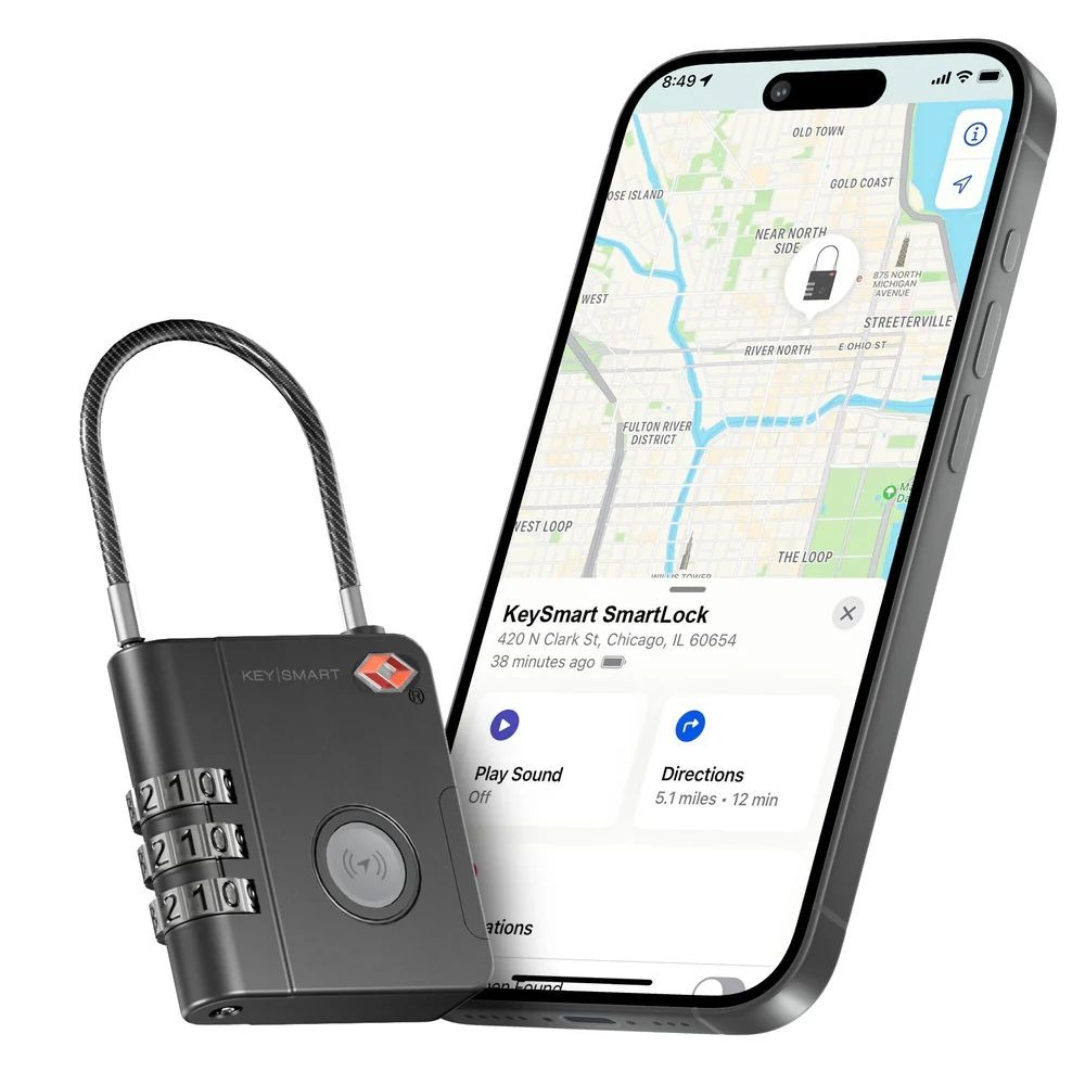 KeySmart SmartLock TSA Approved Find My Lock