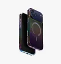 Uniq Hybrid Iridescia MagSafe Case for iPhone 17 Pro Max - Midnight Quartz