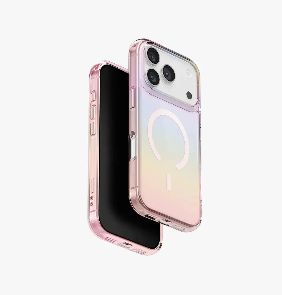 Uniq Hybrid Iridescia MagSafe Case for	iPhone 17 Pro - Midnight Quartz