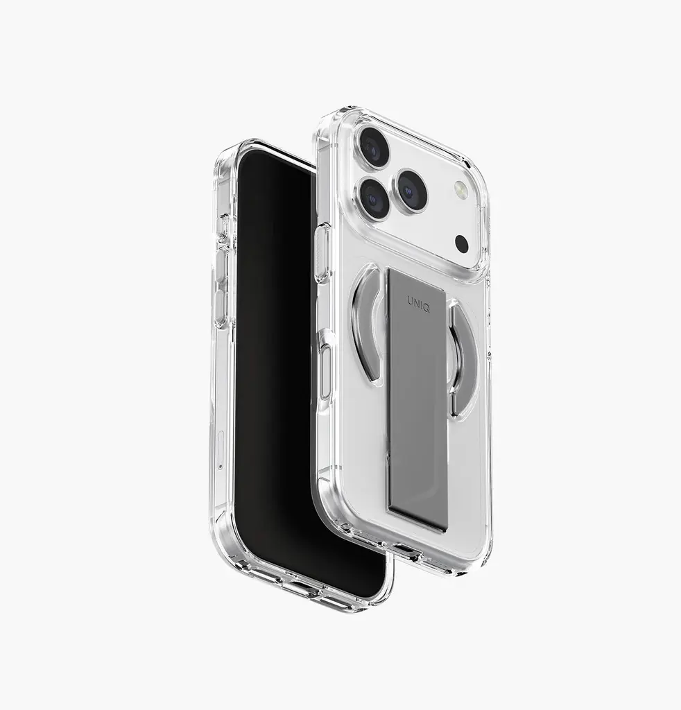 Uniq Hybrid Heldro Air MagSafe Case for iPhone 17 Pro - Lucent Clear