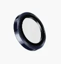 Uniq Optix Prime Stainless Steel Sapphire Protector 17 Pro & 17 Pro Max - Navy Chrome