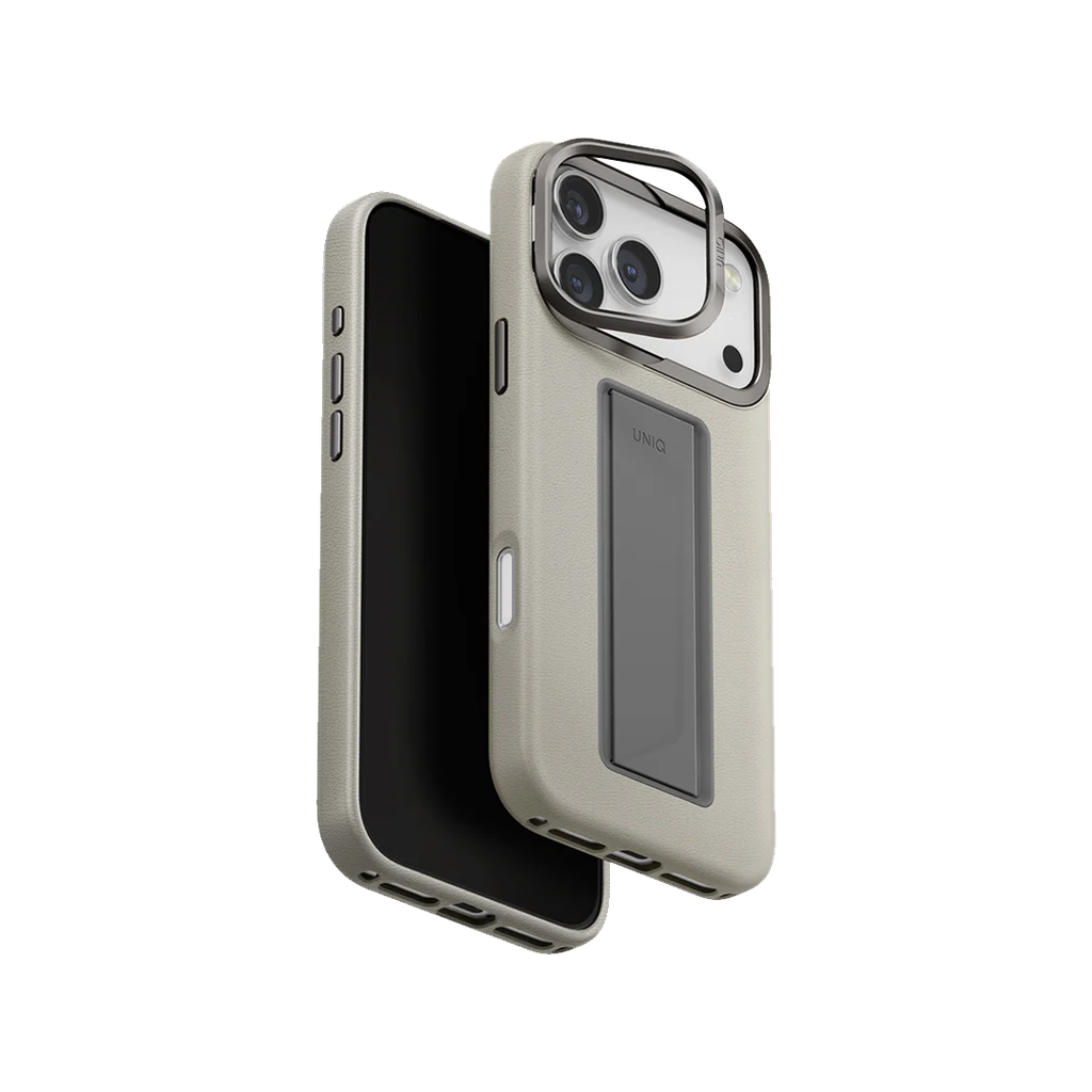 Uniq Hybrid Heldro Pro MagSafe Case for iPhone 17 Pro Max - Clay