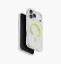 Uniq Hybrid Combat Active MagSafe Case for iPhone 17 Pro Max - Frost Clear / Lume Light