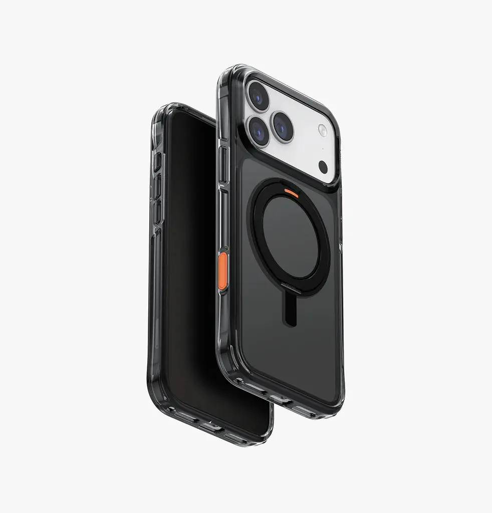 Uniq Hybrid Swix With 360 Rotating MagSafe Case for iPhone 17 Pro Max - Carbon Black