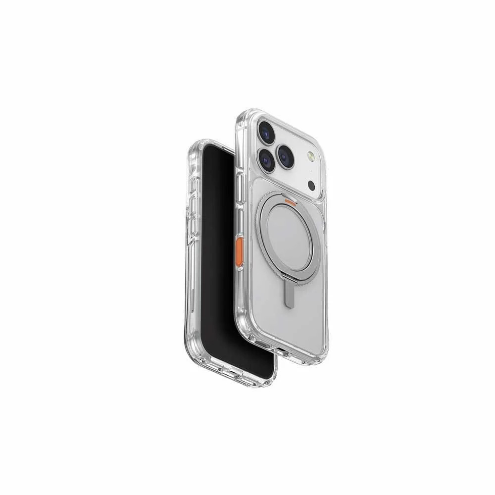 Uniq Hybrid Swix With 360 Rotating Kickstand MagSafe Case for iPhone 17 Pro - Lucent Clear
