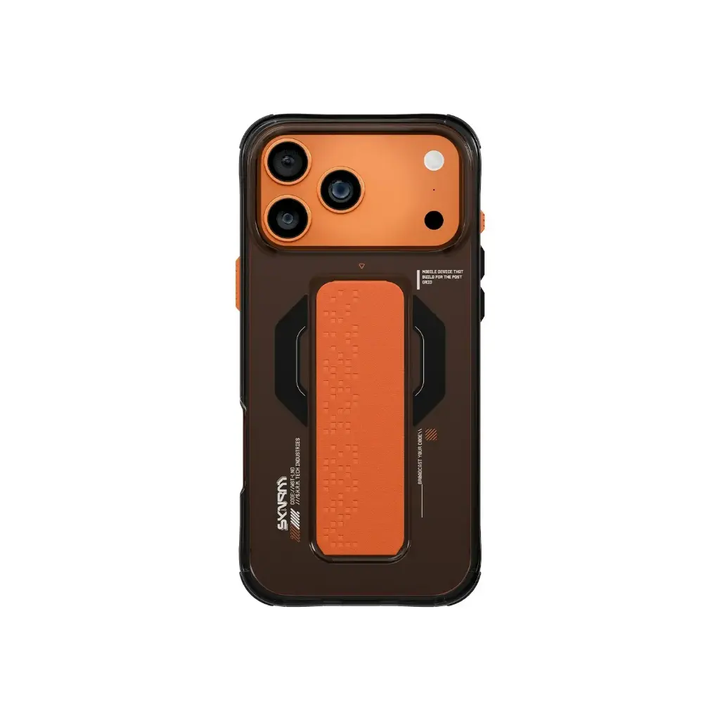 SkinArma Haxa MagSafe Case With Grip Stand for iPhone 17 Pro Max - Graphite