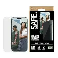 SAFE. by PanzerGlass® Privacy 17 Pro Max | Ultra-Wide Fit w. EasyAligner