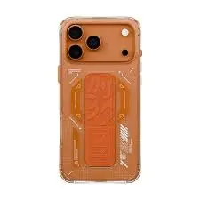 SkinArma Helio MagSafe Case With Grip Stand for iPhone 17 Pro - Orange