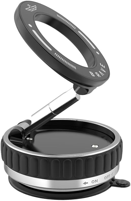 BRAVE Magnetic Vacuum Suction Mount BHL-55
