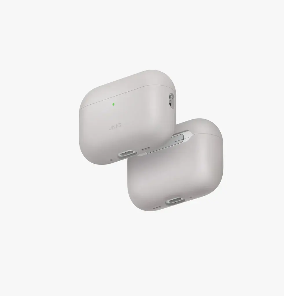 Uniq Hybrid Lino Case for Airpods Pro 3 -Beige Ivory