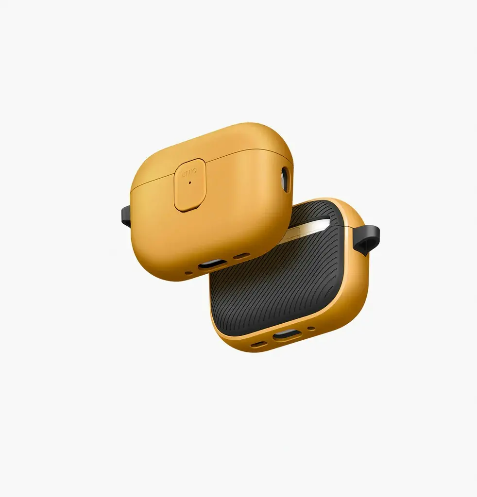Uniq Clyde Lock case for Airpods Pro 3 -Racing Yellow / Dark Grey