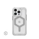 جراب UAG Plyo لهاتف iPhone 15 Pro باللون الفضي الجليدي