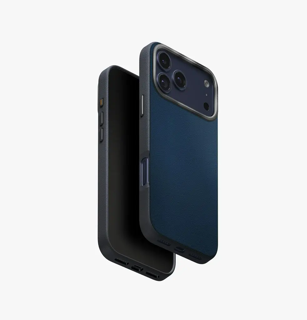 Uniq Hybrid Lyden DS MagSafe Case for iPhone 17 Pro Max - Steel Blue / Charcoal