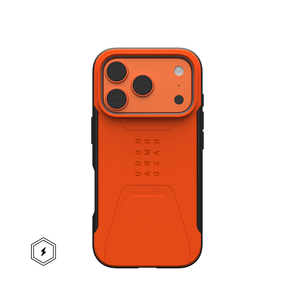 UAG iPhone 17 Pro Max Case, HyperCush Impact Protection Technology, Compatible with MagSafe, Civilian - Orange