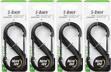 NiteIze S-Biner Plastic SBP Gate #4 (Black)