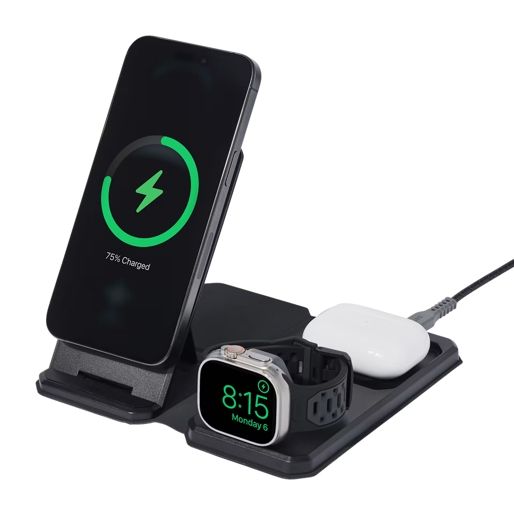 SRGE 3-in-1 Travel/Desktop Charger + Case