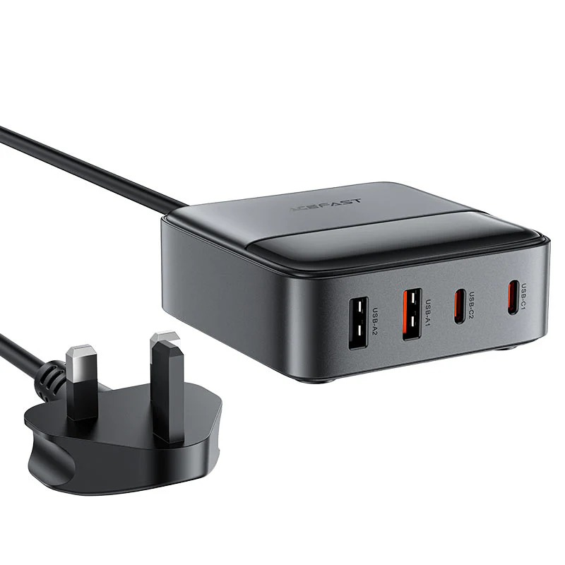 AceFast A5 Z6 PD65W GaN (2*USB- C+2*USB-A) desktop charging adapter (UK)