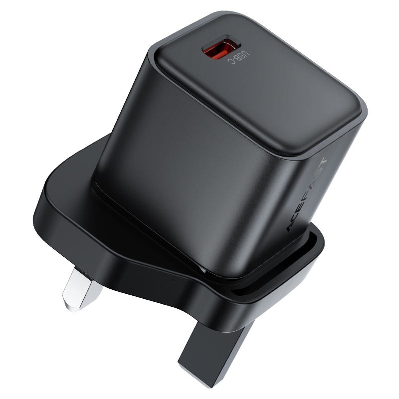 AceFAast A124 PD30W GaN (USB-C) charger,black(UK)