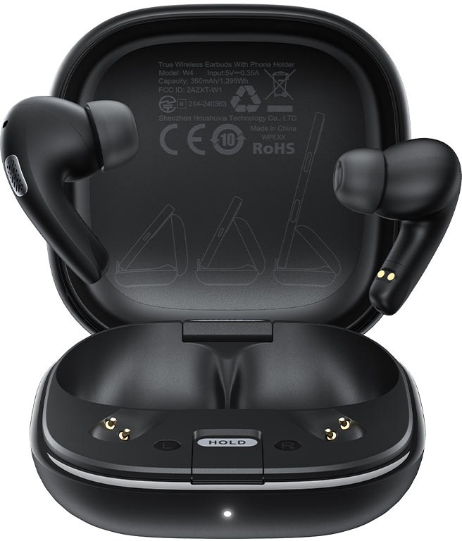 AceFast W4 true wireless earbuds with phone stand