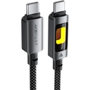 كيبل شحن وبيانات ACEFAST C21-03 من USB-C إلى USB-C بقدرة 60W مضفّر – سلسلة Fantasy Color