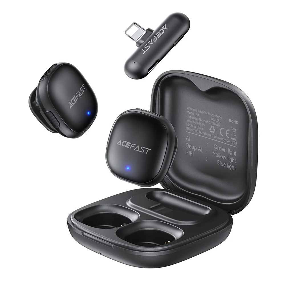 مايكروفونات لاسلكية ACEFAST R1 بمنفذ Lightning