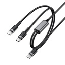 كيبل شحن وبيانات ACEFAST C22-02 من USB-C إلى 2×USB-C بقدرة 100W بوصلات ألمنيوم