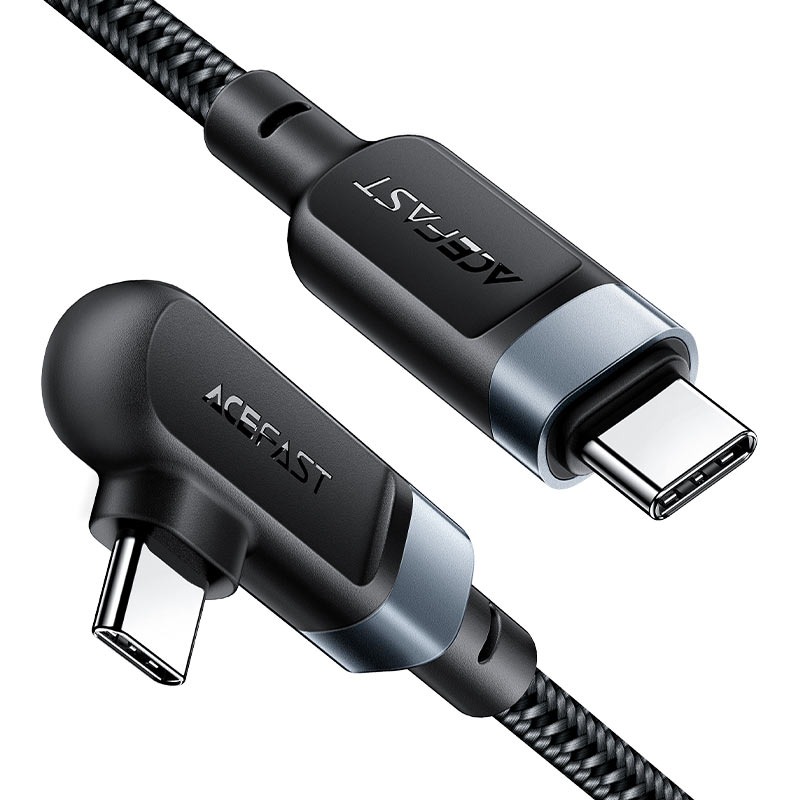 كيبل ACEFAST C5-03 من USB-C إلى USB-C بقوة 100W براس مايل ألمنيوم